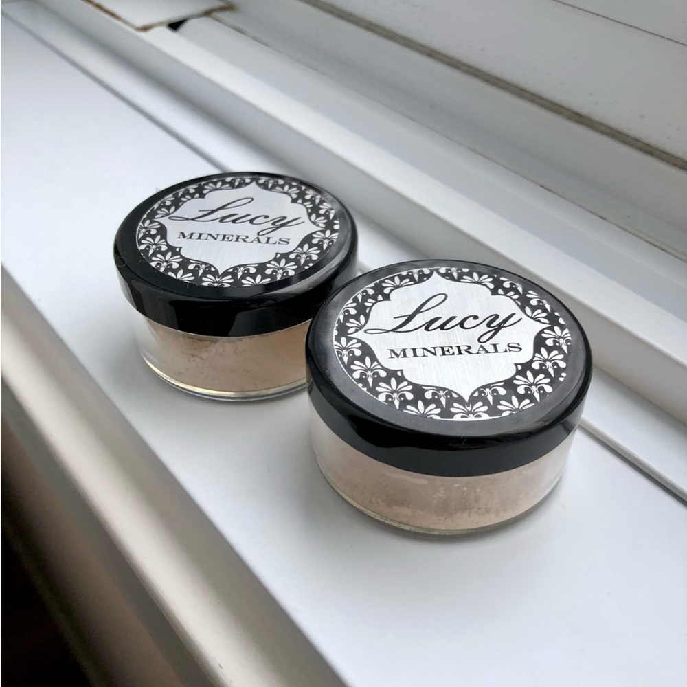 2x Lucy Minerals Translucent Finishing Powder, Lucy Light Formula | talc-free